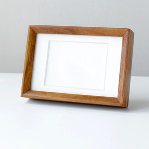1 pièce <span class=keywords><strong>Cadre</strong></span> photo miniature de luxe de 5 pouces, fait main de haute qualité en bois naturel, imprimé UV, pour décoration de mariage, de table et de bureau - Product Image 5
