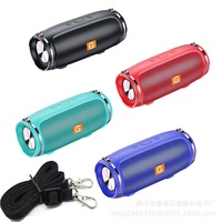 J007MINI Altavoces Portátiles Mini Subwoofer Impermeables Boombox con Luces RGB y Power Bank, Caja de Sonido Inalámbrica Bocinas