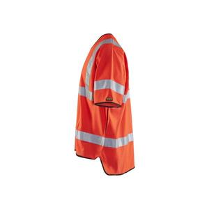 BLAKLADER - 302310225500 S/M Chaleco Hi-Vis Clase 3 Rojo-EAN 7330509419014 ROPA DE TRABAJO DE 2017 - Product Image 4
