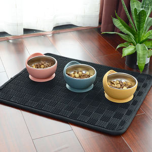 Dupla camada Pet Bowl + Anti-slip Anti-knock Durable Colorido Várias Cores Alta Qualidade Aço Inoxidável Silício - Product Image 2