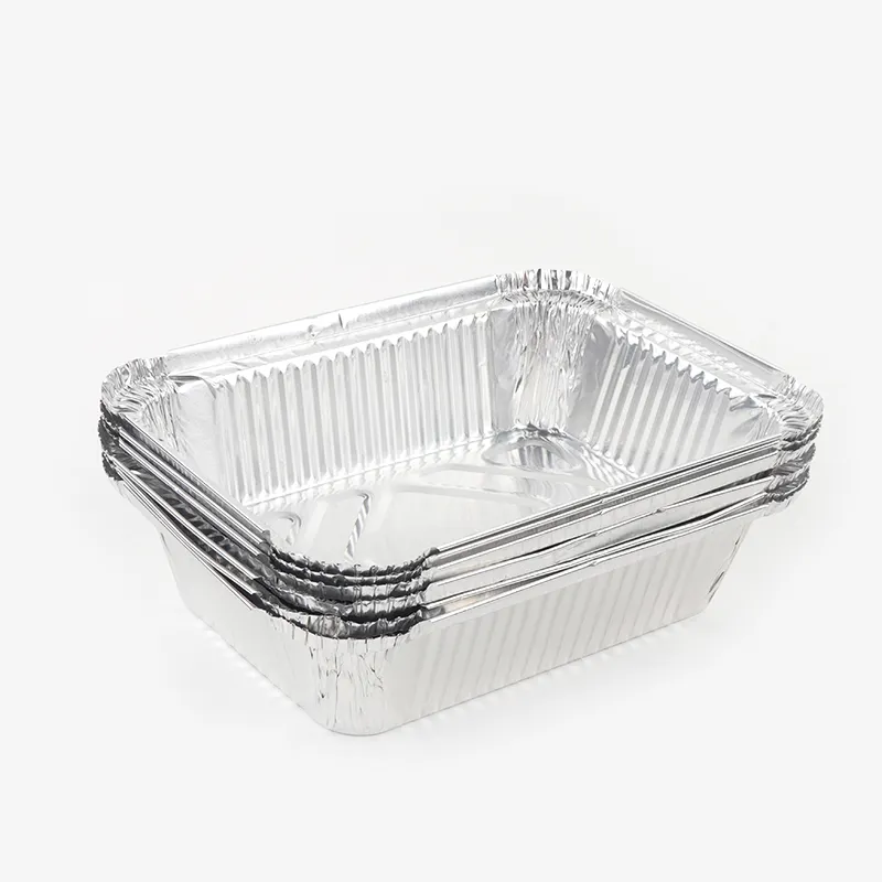 Manufacturers make heat-resistant tin foil baking trays for household goods