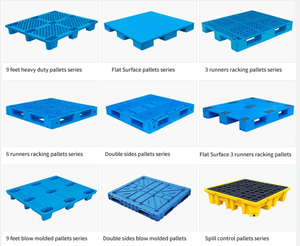 Paleta <span class=keywords><strong>de</strong></span> HDPE <span class=keywords><strong>de</strong></span> una sola cara para logística <span class=keywords><strong>de</strong></span> cadena <span class=keywords><strong>de</strong></span> frío, con entrada <span class=keywords><strong>de</strong></span> 4 vías, cubierta ventilada, flujo <span class=keywords><strong>de</strong></span> aire superior, drenaje y compatibilidad con lavado a presión. - Product Image 6