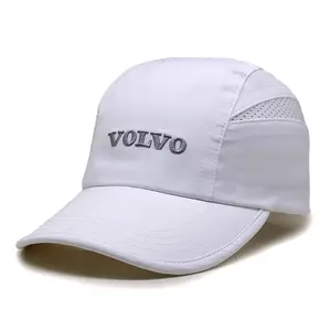 Casquette en nylon unisexe à séchage rapide, respirante avec logo brodé, pour la course à pied et le sport