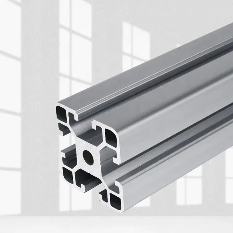 Hochwertiges 40 x 40 Aluminiumprofil in kundenspezifischer Farbe europäischer Standard anodizierte Extrusion