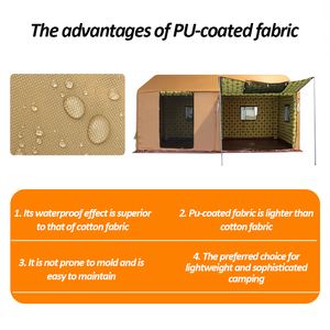 Tenda gonfiabile impermeabile di grandi dimensioni OEM per <span class=keywords><strong>campeggio</strong></span> all'aperto, per uso domestico e all'estero, tenda antipioggia gonfiabile con protezione solare per il Medio Oriente - Product Image 3