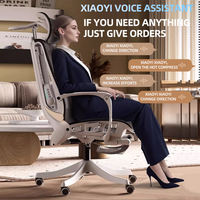 Chaise de bureau ergonomique, dossier haut, repose-bras réglables, maille respirante, chaise de bureau moderne