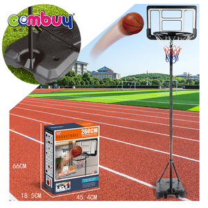 Gioco sportivo all'aperto interazione giocattoli regolabile basket ball rack con ruote - Product Image 1