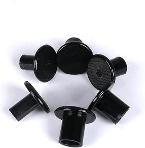 แผ่นรองส้นรองเท้าสีดำใสสำหรับพื้นที่ไม่เรียบ ป้องกันส้นสูง ป้องกันการลื่นไถลบนพื้นหญ้า - Product Image 1