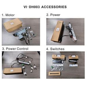 Невидимая установка для деревянной поворотной двери Современная-моторизованная Центральная Поворотная дверная аппаратная система - Product Image 5