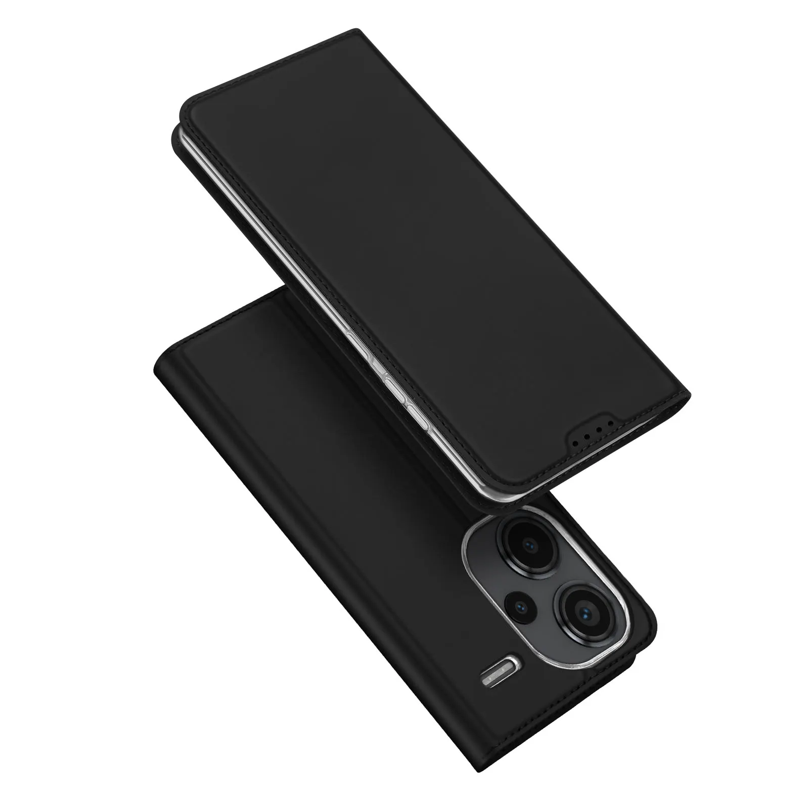 DUX DUCISスキンプロレザースタイルウォレットスタンドケースforRedmi Note 13 Pro Plus Note13 Pro 4G Note 13 5G Redmi K70EA3フリップケース