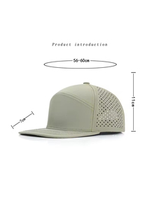 Gorra Trucker Deportiva de 7 Paneles con Logotipo Personalizado, de Nailon, Secado Rápido, Transpirable, con Malla Perforada con Láser - Product Image 6