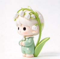 Figurine personnalisée en PVC et ABS, personnage Pissenlit, jouet mignon de dessin animé en boîte mystère, figurine d'art en vinyle personnalisée par l'usine OEM