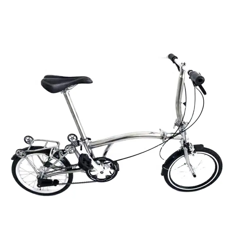 Chainless Folding Bike, K-whale, Titanium Folding Bike 16 Inch