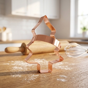 ชุดตัดคุกกี้ชุบทองแดงลายต้นคริสต์มาสแบบจับคู่กันในชุดคริสต์มาส - Product Image 2