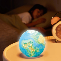 Kit d'activités scientifiques spatiales STEM pour enfants WAYEE |   Expérience de lancement de fusée DIY avec lumière de nuit terrestre luminescente en plastique