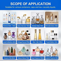 Machine automatique 3-en-1 pour le lavage, le remplissage et le sertissage de flacons de parfum en verre pour l'emballage de parfums