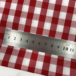 Bông Nguyên Chất Kiểm Tra Sợi Nhuộm Lưới Gingham Vải Checkerboard Mô Hình - Product Image 2