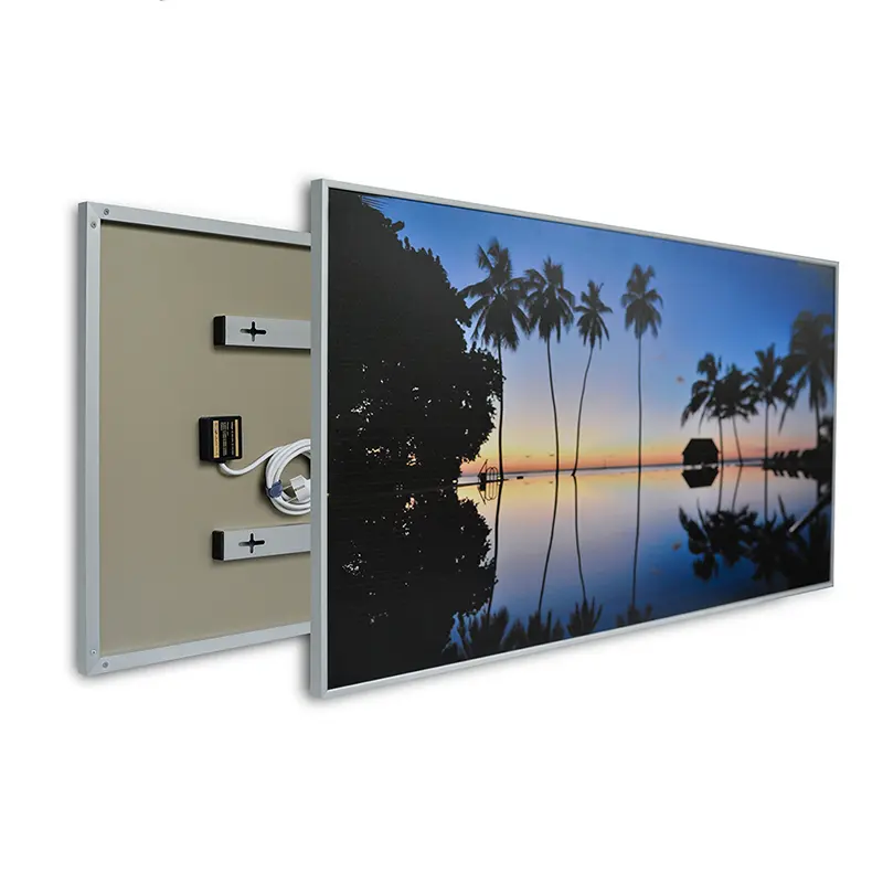 Brand sellers wholesale wall mounted heating panels, decorative infrared heater 100*60CM/600W