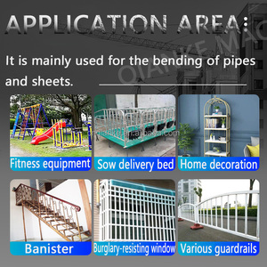 Machine de pliage de tuyaux hydraulique semi-automatique pour plieur de tubes en acier 90 °   180 °   Équipement de cintrage de tubes métalliques pour tubes carrés et ronds - Product Image 6