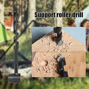 Handvijzel Houtboor Draagbare Handmatige Bushcraft Rugzak Kamperen Buiten Houtbewerking Survival <span class=keywords><strong>Hand</strong></span> Hout Punch Carbon Staal - Product Image 5