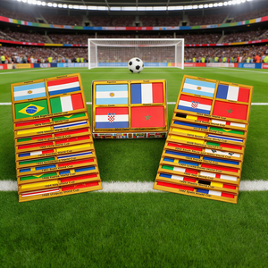 Marco para Marcador de la Final de la Copa <span class=keywords><strong>Mundial</strong></span> de Fútbol 1930-<span class=keywords><strong>2022</strong></span>, Duradero, de PET/Papel, Personalizable, Regalo Artesanal para Aficionados al Fútbol - Product Image 1