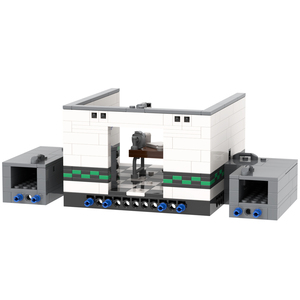 MOC1471 <span class=keywords><strong>FNAF</strong></span> Midnight Bear Set 2 Oficina, Bloques Creativos, Mini Bloques de Construcción, Juguetes Educativos para Niños - Product Image 3