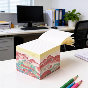 Blocs-notes autocollants personnalisés, couleurs et tailles personnalisables, logo pour le bureau et l'école - Product Image 6