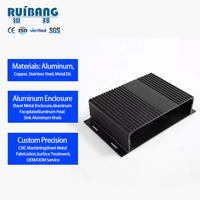 Boîtier d'instrument électronique en aluminium et acier entièrement personnalisé, étanche IP67, OEM, boîtier en aluminium extrudé, boîtier d'amplificateur de puissance