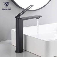 Robinetterie de salle de bains de luxe moderne Robinet d'eau de lavage Mélangeur en laiton Lavabos Robinet de lavabo