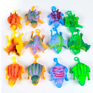 Ballon dinosaure rebondissant et extensible, formes colorées assorties, pour cadeaux de fête d'enfants, prix et cadeaux pour la salle de classe - Product Image 2