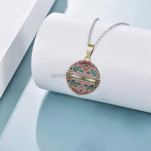 Collier pendentif en forme <span class=keywords><strong>de</strong></span> cloche d'ange plaqué argent en laiton, style tendance, pour <span class=keywords><strong>grossesse</strong></span> et maternité, cadeau <span class=keywords><strong>de</strong></span> bijoux, troisième modèle - Product Image 3