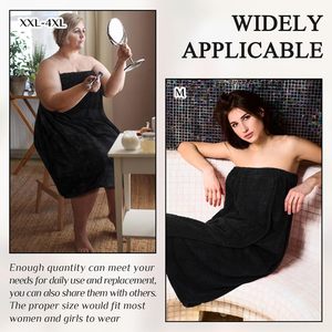 Wrap de serviette de Spa de grande taille avec LOGO personnalisé reine jupes de douche de serviette de Spa de bain d'hôtel - Product Image 4