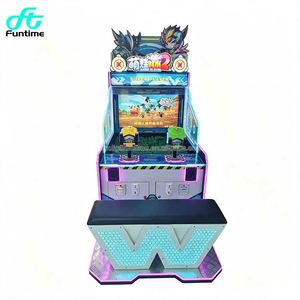 เครื่องเกมยิงปืนฉีดน้ำแบบหยอดเหรียญสำหรับเด็กเล่นสองคน ขายดี - Product Image 1