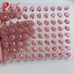 Готовый запас Padparadscha, оптовая цена, высококачественный камень овальной формы с кубическим цирконием - Product Image 4
