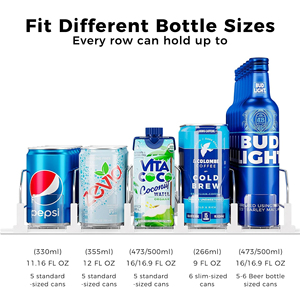 <b>Drink</b> Pusher Customize Slot Size Adjustable Tall Divider <b>Shelf</b> Pusher - Product Image 6