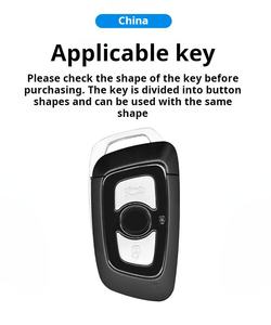Étui de protection pour clé de voiture en métal et cuir pour Vinfast V5/H330/H530 - Product Image 2