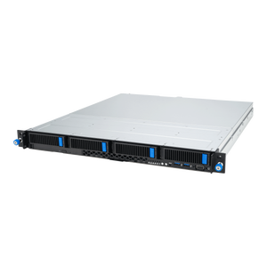Serveur en rack 1U à prise unique RS300-E12-PS4 90SF03A1-M00060, processeur Xeon E-2414, 32 Go DDR5 ECC, PCIe Gen5, 350 W, 80 PLUS Gold - Product Image 1