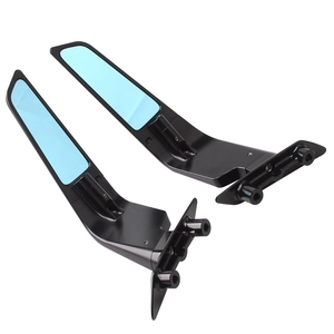 Specchietto Retrovisore <span class=keywords><strong>Moto</strong></span> CNC ad Ala Aerodinamica Fissa per YAMAHA TMAX-530 TMAX-560 - Product Image 2
