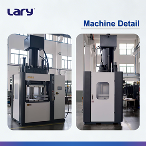 Vierkoloms structuur klemmen systeem van boven naar beneden ontwerp CE-norm hydraulische pers voor rubber vulkanisatie - Product Image 2