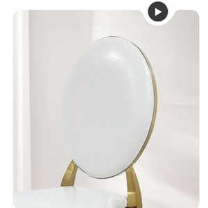 Chaises <span class=keywords><strong>de</strong></span> banquet en acier inoxydable doré et argenté pour événements, mariages et hôtels – Vente en gros à prix réduit - Product Image 4