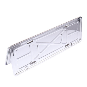 Portatarga in Acciaio Inox per Auto e Moto OLIVER, Vassoio Portatarga Placcato Blu - Product Image 5