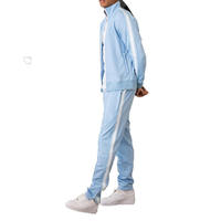 Ensemble de vêtements de sport décontractés 2 pièces pour hommes, logo brodé imprimé personnalisé, veste, pantalon de jogging, vêtements d'entraînement