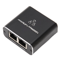 Répartiteur de câble Ethernet universel 1000 Mbps 1 vers 2 compatible avec Cat5 Cat5e Cat6 Cat7 pour le partage de deux appareils via RJ45
