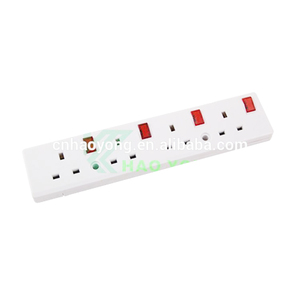Cable de Extensión Eléctrico Británico HAOYONG, Enchufe de Extensión de 13 Amperios con Interruptor - Product Image 4