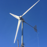 Générateur éolien à axe vertical Outevo 400W à faible bruit pour toit et balcon, pour usage domestique