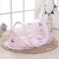Moustiquaire pliable pour bébé, très vendue / Couverture anti-moustiques pour bébé avec oreiller, ensemble trois pièces, directement de l'usine