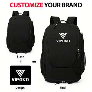 Mochila Deportiva Casual Personalizada con Logotipo para Hombre, Impermeable, con Compartimento para Zapatos, para Gimnasio, Deportes al Aire Libre, Tenis, Bádminton, Raqueta, para Mujer - Product Image 2