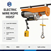 Palans électriques monophasés sans fil à vitesse variable, légers et conformes CE, solution de levage efficace pour les ateliers de vente au détail et les garages