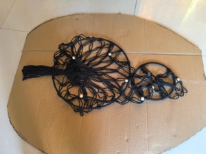 Venta directa de fábrica 33LBS capacidad tejida a mano Boho macramé colgante gato <span class=keywords><strong>hamaca</strong></span> para dormir, jugar, escalar y descansar - Product Image 4