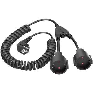 Cable de Extensión Europower, 2 Tomas, 16A, 250V, CEE a IEC, Cable de PVC, para Uso con Electrodomésticos - Product Image 5